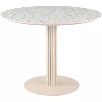 Стол обеденный Stool Group Stem D90 терраццо УТ000038269