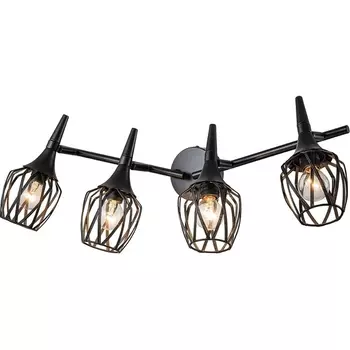 Настенно-потолочный спот Escada Gale 1120/4A 4x40Вт E14, металл, чёрный