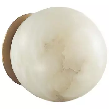 Настенно-потолочный светильник Odeon Light Marbella 6684/5CL латунь/металл/алебастр IP20 LED 5W 3000/4000