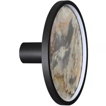 Настенно-потолочный светильник Odeon Light Stoflake 5078/25L черн./серо-беж./металл/натур.камень/акрил LED 25W 3000K