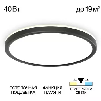 Настенно-потолочный светильник с подсветкой Citilux Basic Line CL738321VL