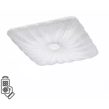 Настенно-потолочный светильник Sonex Fortuna 7730/72L металл/пластик/белый/прозрачный LED 72Вт пульт ДУ