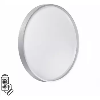 Настенно-потолочный светильник Sonex Gaby 7784/DL пластик/белый/серебро LED 48Вт пульт ДУ