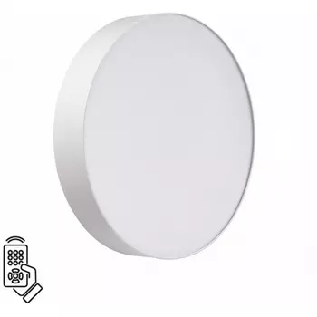 Настенно-потолочный светильник Sonex Optima 7779/DL пластик/белый LED 48Вт пульт ДУ