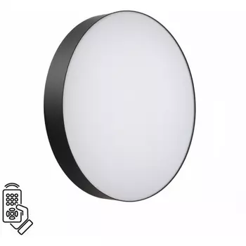 Настенно-потолочный светильник Sonex Optima 7780/EL пластик/белый/черный LED 70Вт пульт ДУ