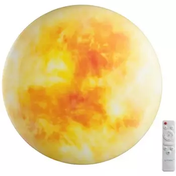 Настенно-потолочный светильник Sonex Sun 7726/EL пластик/мульти LED 70Вт 3000-6000К D500 IP43 пульт ДУ