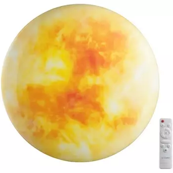 Настенно-потолочный светильник Sonex Sun 7726/DL пластик/мульти LED 48Вт 3000-6000К D400 IP43 пульт ДУ SUN