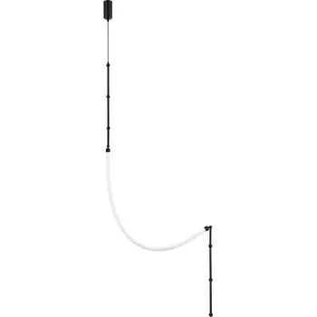 Настенно-потолочный светильник ST Luce Strap SL6132.401.20 Черный/Белый LED 1*20W