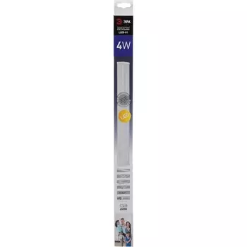 Настенно-потолочный линейный светильник светодиодный ЭРА LLED-01-04W-6500-W
