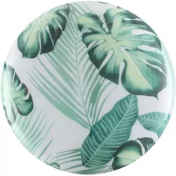 Настенно-потолочный светильник светодиодный Sonex Flori 7748/CL PALE SN пластик/белый/зеленый LED 30Вт 4000К D330 IP43