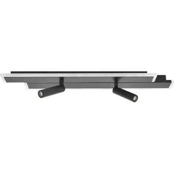 Настенно-потолочный светодиодный светильник Escada 20047Led 20047SMA/02LED WH 37Вт, металл/акрил, черный