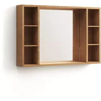 Настенное зеркало La Forma (ex Julia Grup) Kenta (Тик,Стекло)