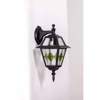 Настенный уличный фонарь 91102/18S lgG Bl Oasis Light