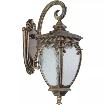 Настенный уличный фонарь IP44 Maytoni Fleur O414WL-01GB