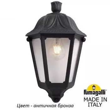 Настенный фонарь уличный IP55 Fumagalli Iesse M22.000.000.BXF1R