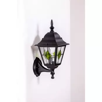 Настенный фонарь уличный IP44 Oasis Light QUADRO lead GLASS 79901MlgG Bl