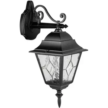 Настенный фонарь уличный IP44 Oasis Light QUADRO M lead GLASS 79902MlgW/02 Bl