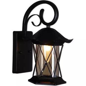 Настенный фонарь уличный IP44 Reluce 08281-9.2-001U BK