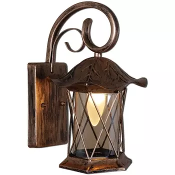 Настенный фонарь уличный Reluce 08281-9.2-001U BKG