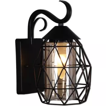 Настенный фонарь уличный IP44 Reluce 08282-9.2-001U BK