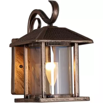 Настенный фонарь уличный IP44 Reluce 08287-9.2-001U BKG