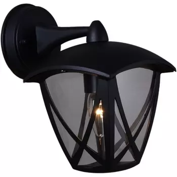 Настенный фонарь уличный Reluce 08302-9.2-001SJ Top mount BK