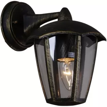 Настенный фонарь уличный Reluce 08304-9.2-001SJ Top mount BKG