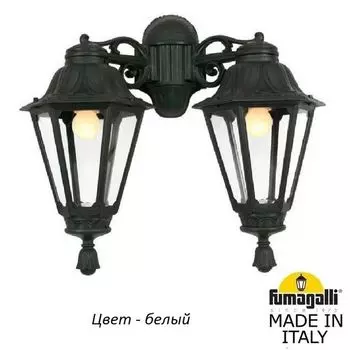 Настенный фонарь уличный IP55 Fumagalli Rut E26.141.000.WXF1RDN