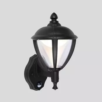 Настенный фонарь уличный светодиодный Oasis Light UNITE W2601-PiR Bl