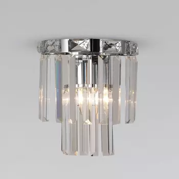 Настенные светильник хрусталь 10130/1 хром Eurosvet Elegante