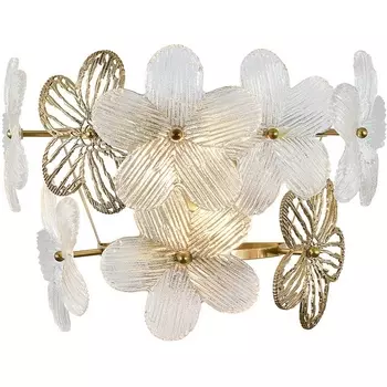 Настенный светильник (12049/2W Brass) Indigo Fiori V000554 с цветами