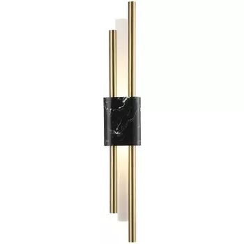 Настенный светильник Crystal Lux CARTA AP6W LED BLACK/BRASS