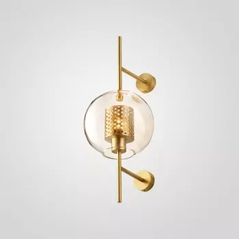 Настенный светильник Catch Wall Ball D55 Brass ImperiumLoft Catchwall01 (186792-26) в форме шара