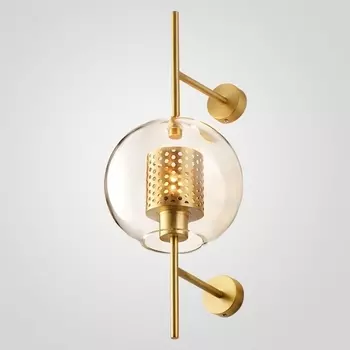 Настенный светильник Catch Wall Ball D58 Brass ImperiumLoft Catchwall01 (189443-26) в форме шара