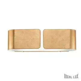 Настенный светильник Clip AP2 SMALL ORO (Ideal Lux)