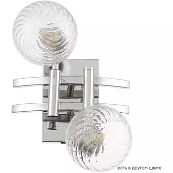 Настенный светильник Crystal Lux LUXURY AP2 CHROME (плафоны шарики)