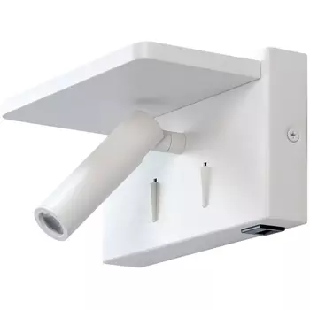 Настенный светильник для чтения светодиодный с полкой USB QI Citilux Декарт CL704370