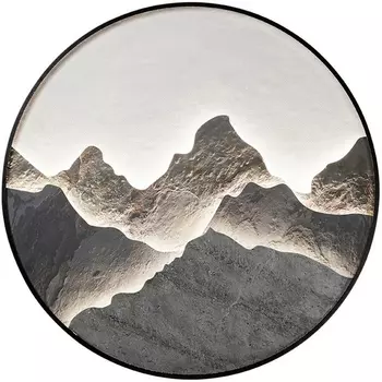 Настенный светильник диммируемый Kink Light Авентин 07830-100,19 черный Led 60W с пультом ДУ (Умный дом)