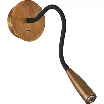 Настенный светильник на гибкой ножке светодиодный Donolux Kaa W111044/1Black Bronze