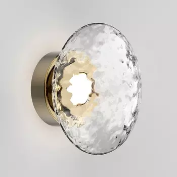 Настенный светильник Eurosvet Ripple 50389/1 LED латунь