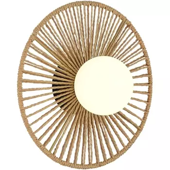 Настенный светильник Evoluce Loom SLE6022-601-01 бежевый/бежевый, белый G9 LED 1*5W