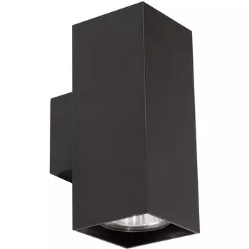 Настенный светильник Feron ML1740 QUAD 48427 35W, 2*GU10, чёрный IP20