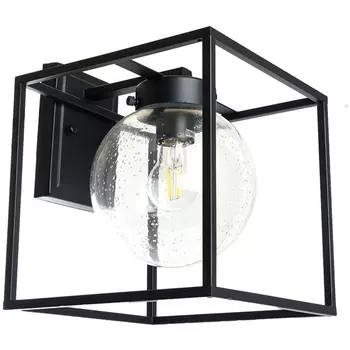 Настенный светильник IP44 Feron Прованс PL711 48385 60W E27 черный