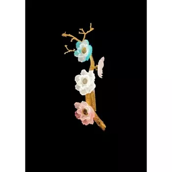 Настенный светильник светодиодный Fluorite Sauvage FL1098-3WL с цветами