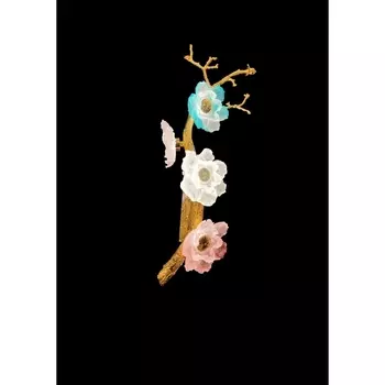 Настенный светильник светодиодный Fluorite Sauvage FL1098-3WR с цветами