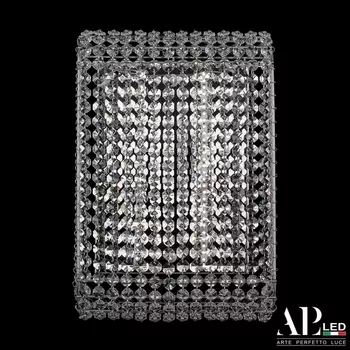 Настенный светильник хрустальный светодиодный APL LED Rimini S500.B2.25.A.4000