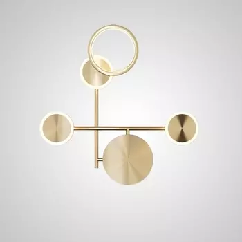 Настенный светильник светодиодный ImperiumLoft ZINGY D Brass zingy01 (209016-23) кольцо