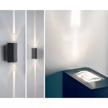 Настенный светильник влагозащищенный светодиодный Italline IT01-A150/2 black