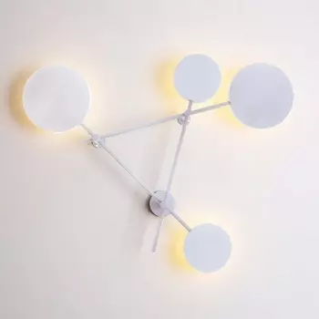 Настенный светильник LED светодиодный с пультом Iride Bernhardt Dots 140 Cm White By ImperiumLoft Dots-201 (Умный дом, Алиса, WiFi) 193143-26