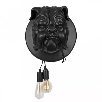 Настенный светильник Loft It Bulldog 10177 Black с животными